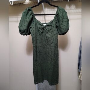 LC Lauren Conrad Forest Green Mini Dress